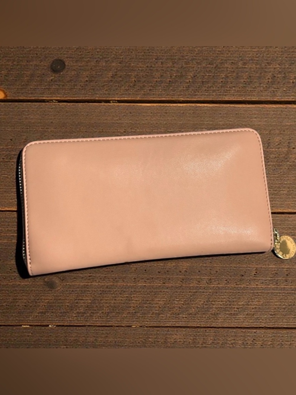Stella McCartney Stella Logo Continental Wallet in Blush BRAND NEW - Picture 5 of 6